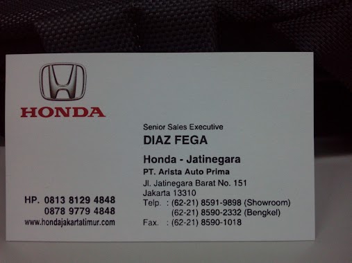 Sales Honda Jatinegara, Author: Fega Diaz