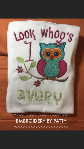 Embroidery by Patty