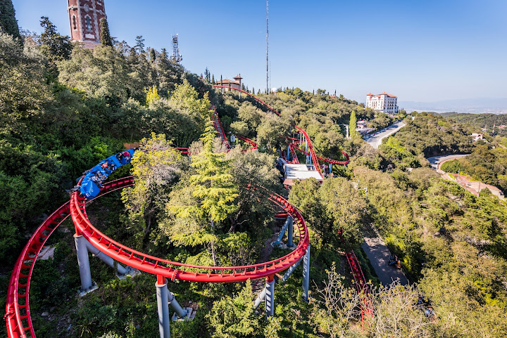 Tibidabo Amusement Park by null
