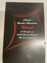 Photo n°4 de Boucherie gerard à Dun-le-Palestel (Charcuterie)