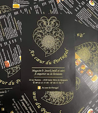 Menu Au cœur du Portugal Page 4