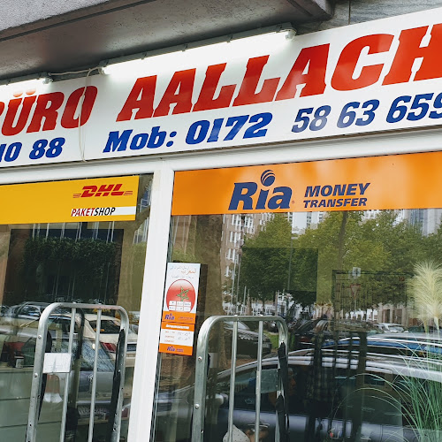 Ria Money Transfer by Aallachi am Düsseldorfer Hauptbahnhof