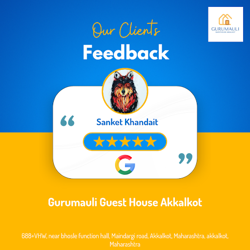 Sanket's stay at Gurumauli GuestHouse And Pure Veg Akkalkot in Akkalkot was nothing short of exce… post image
