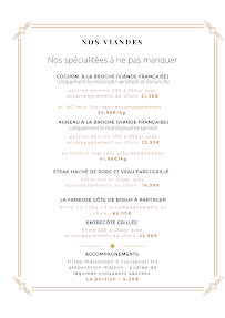 Menu Chez Boucher Page 2