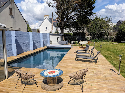 Photo de Ty Glaz location : maison vacances avec piscine,jacuzzi au guilvinec finistere à Treffiagat (29730)