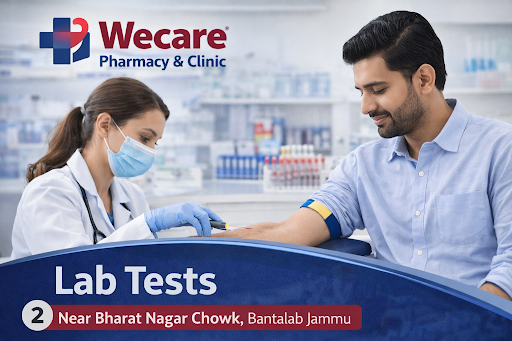 Consult experienced doctor at Wecare Pharmacy & Clinic Bantalab Jammu. Quality care and proper gu…