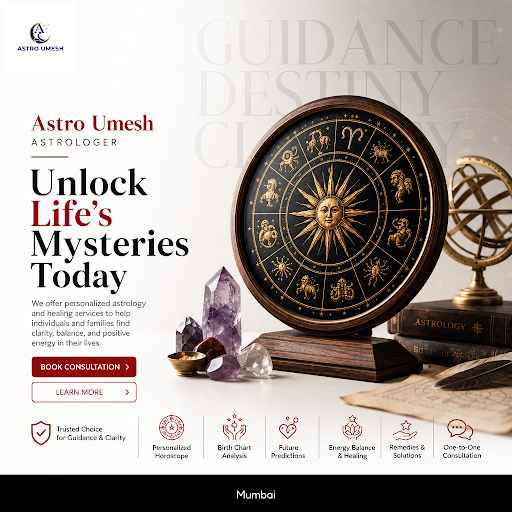 Astro Umesh offers expert astrology consultations, Vastu analysis, tarot readings, tantra, and he… post image