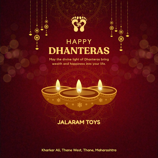 Wish you a prosperous Dhanteras from Jalaram Toys, Thane! May the festival of gold and silver bri… post image
