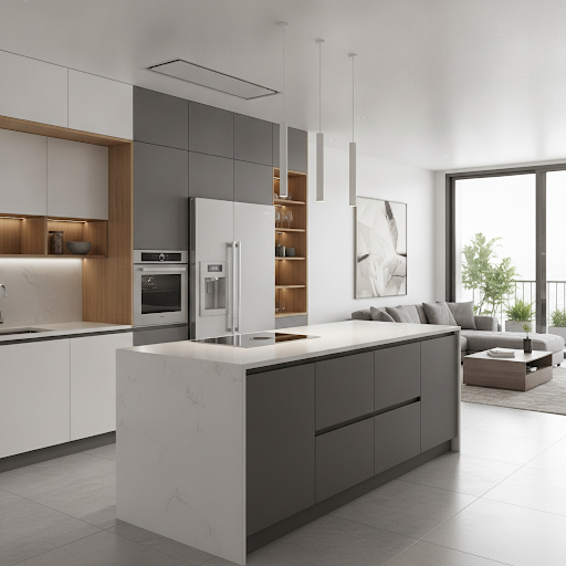 Transform your cooking experience with our expertly designed modular kitchen and interior design… post image