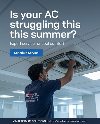 ❄️ Gurukul AC Service – Vimal Service Solutions ❄️ post image