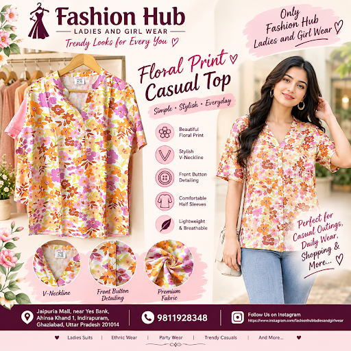 Discover a fresh and stylish addition to your everyday wardrobe with this Floral Print Casual Wom…