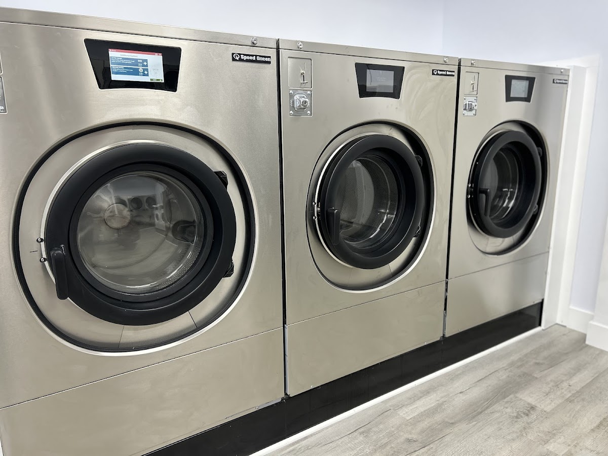 Coastal Plaza Laundromat II facility with washing machines in Saco