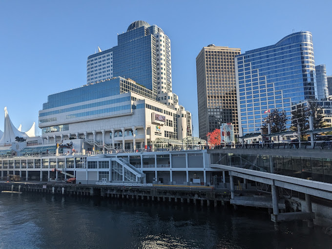 The Adam Project filming around Vancouver Convention Centre