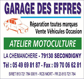 Photo n°3 de Garage des Effres SARL à Secondigny (Service de location de matériel de motoculture)