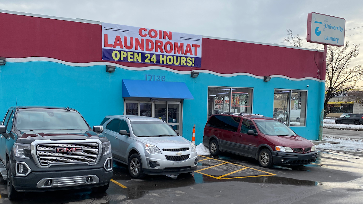 University Coin Laundromat laundromat interior in Detroit, MI