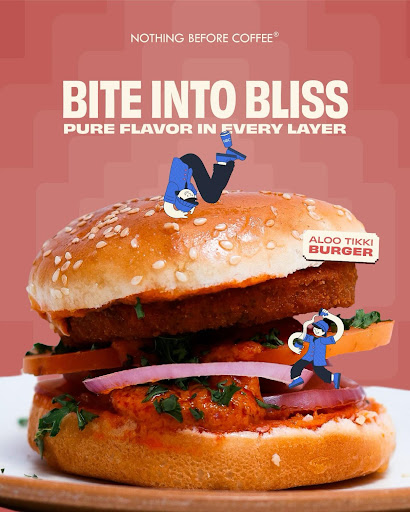 Bite into pure bliss with the Aloo Tikki Burger at Nothing Before Coffee! 🍔🔥 Crispy, flavourful… post image
