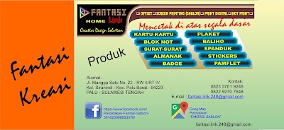 Photos of "FANTASI KREATIF" Percetakan Palu