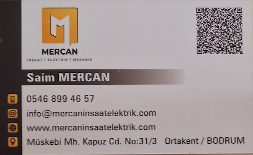 BODRUM MERCAN İNŞAAT ELEKTRİK MEKANİK
