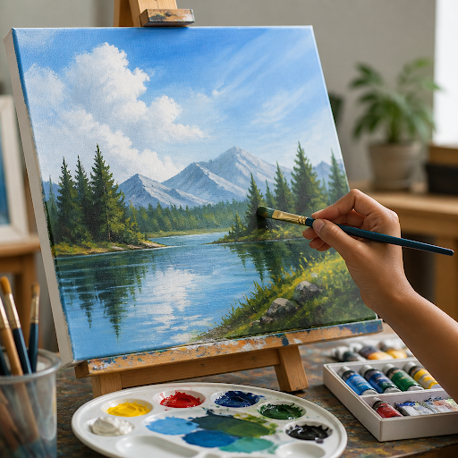 Step into the colourful world of creativity with Bhaskar Mandolu Art Gallery & Painting Classes i… post image