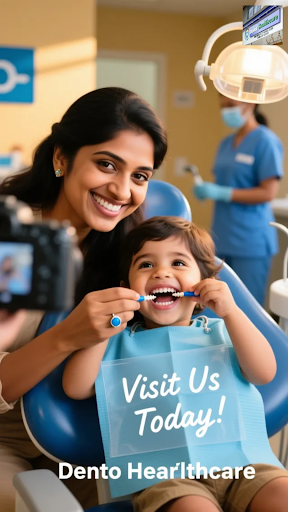 Discover the best pediatric dentistry in Navi Mumbai at Dento Healthcare! Our most loved clinic o… post image