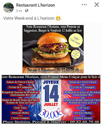 Menu L'HORIZON Page 3