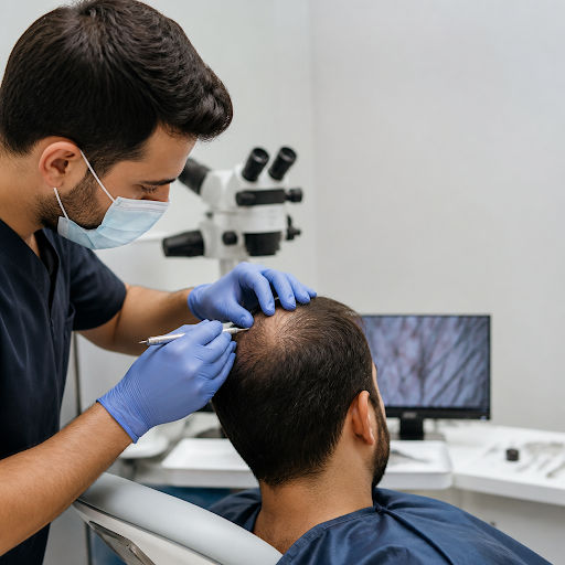 Struggling with hair thinning or bald patches? At Star Dental And Skin Clinic in Laxmi Ganj, Guna… post image