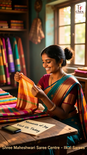 Experience the best of Ilkal's traditional craftsmanship with our T F chex Handloom sarees, a cus… post image