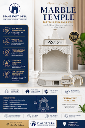 Premium Marble Temple for Home | Stone Fort India post image