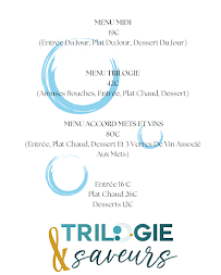 Menu Restaurant Dijon Trilogie et Saveurs Page 11