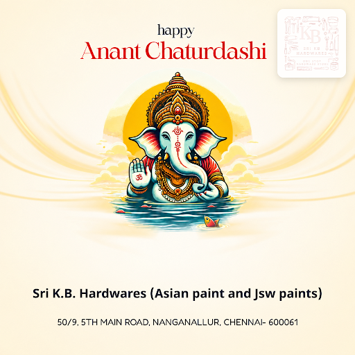 Celebrate Anant Chaturdashi with quality paints, plumbing fittings, and Tiles Epoxy Grout's at Sr… post image