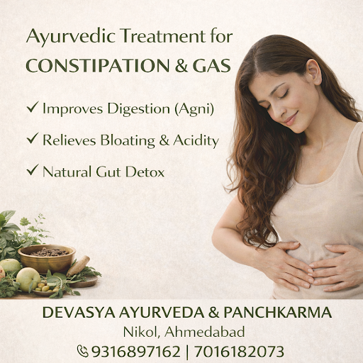 Devasya Ayurveda & Panchkarma, located at Raspan Cross Road, Nikol, Ahmedabad, offers effective A… post image