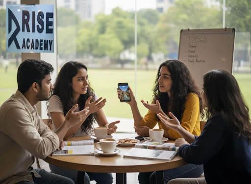 Want to speak English confidently in real-life situations? At Rise Academy in Gurgaon, we use eve…
