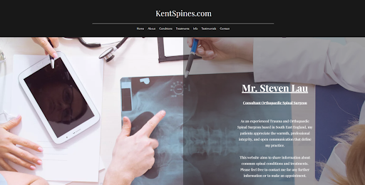 Mr. Steven Lau - Consultant Spinal Surgeon, Kent Kentspines.com