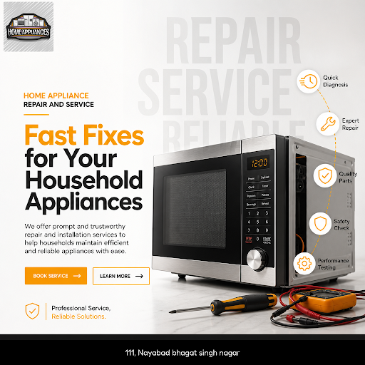 Trusted home appliance repair and service for washing machines, refrigerators, and microwaves. Ex… post image