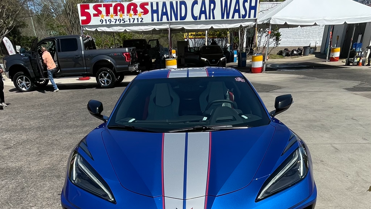 5 stars hand car wash