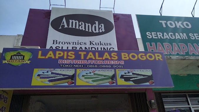 Toko Ndh Brownies Amanda & Lapis Talas Bogor, Author: Wiwi Fuji Lestari