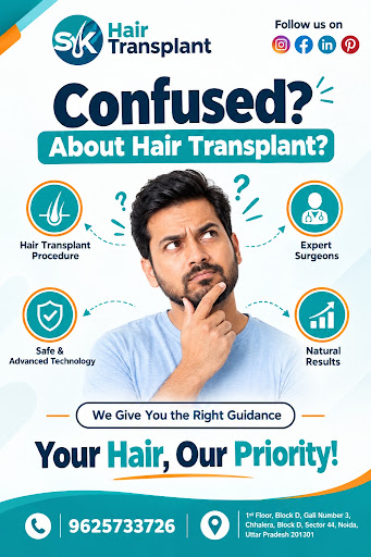 Confused about hair transplant or looking for the right hair restoration treatment? SK Hair Trans… post image