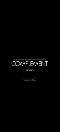 Complementi Uomo - Visual