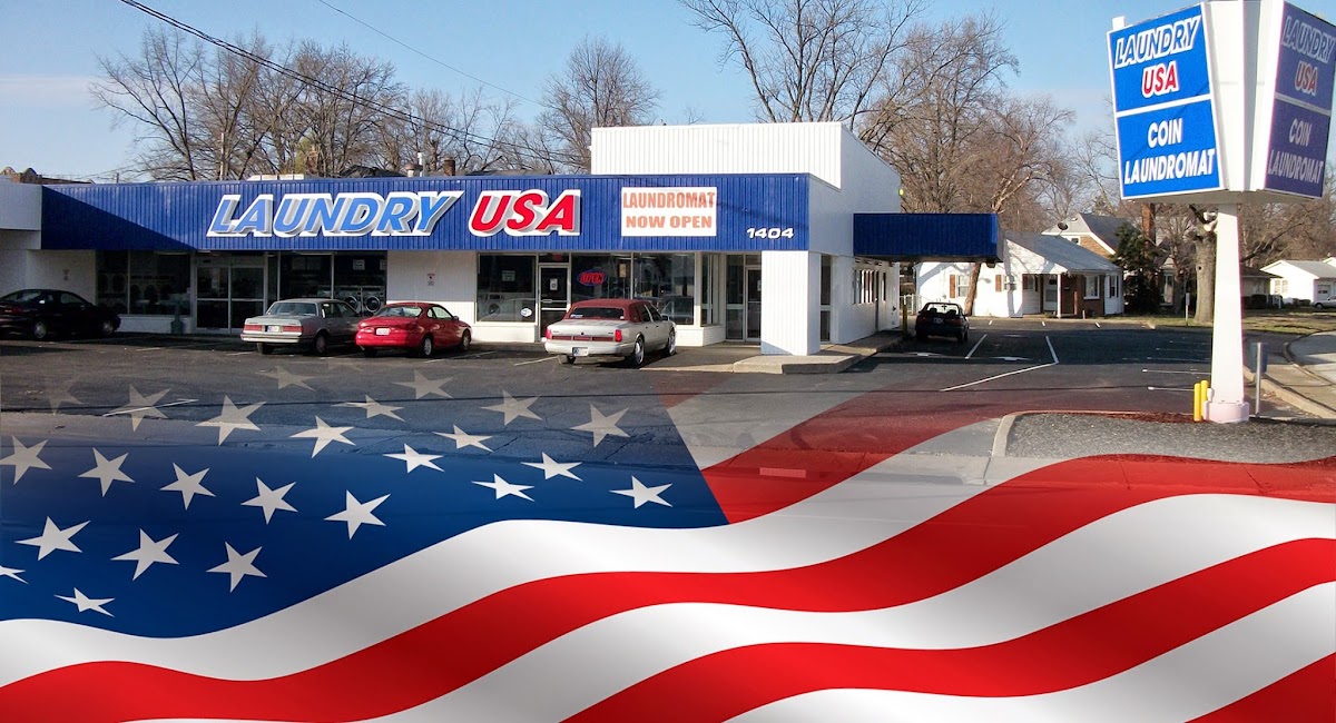 Laundry USA facility with washing machines in Evansville