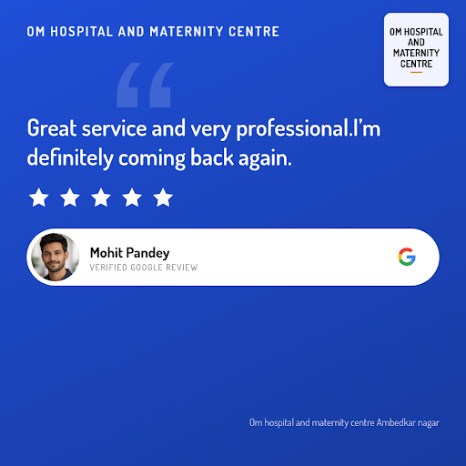Mohit Pandey, a satisfied patient, praises Om hospital and maternity centre in Akbarpur for its e…