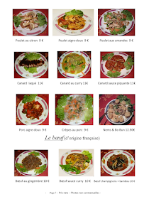 Menu Nouveau Pavillon Page 2