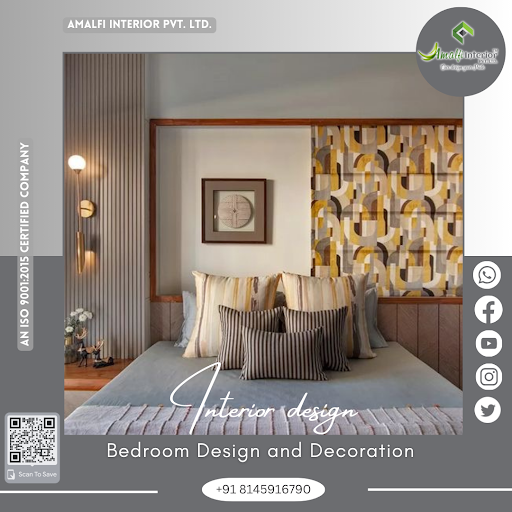 🛏️ Transform Your Bedroom with Amalfi Interior Pvt Ltd! 🛏️