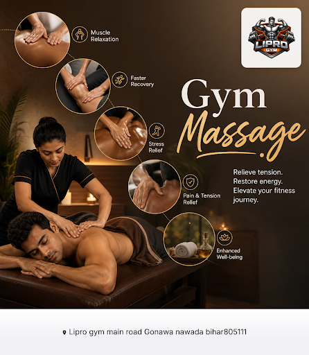 Experience ultimate relaxation at lipro gym’s fitness center with our rejuvenating gym massage, d… post image