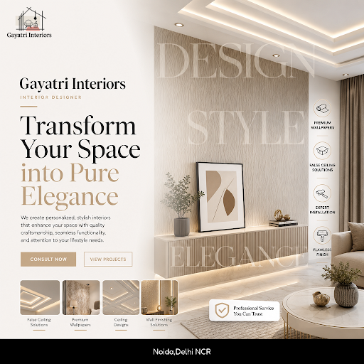 Gayatri Interiors offers expert interior design for home near me, specializing in wardrobes, modu… post image