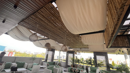 Restaurant rooftop for fabrics & Tensil fabric also