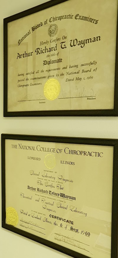 Photos of Dr Richard Wayman Chiropractor