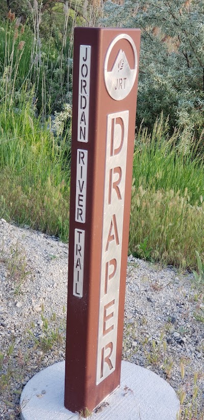 Jordan River Trail - "Draper" trail marker