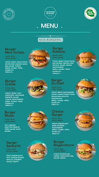 Menu Les burgers de Sophie Page 1