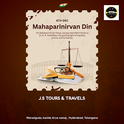 As we commemorate Dr. B.R. Ambedkar's Mahaparinirvan Diwas, J.S Tours & Travels, Hyderabad's prem… post image