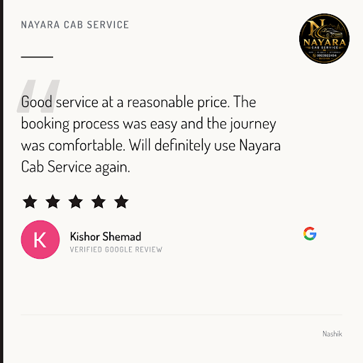 Kishor Shemad raves about his exceptional experience with Nayara Cab Service in Nashik. Our one w… post image